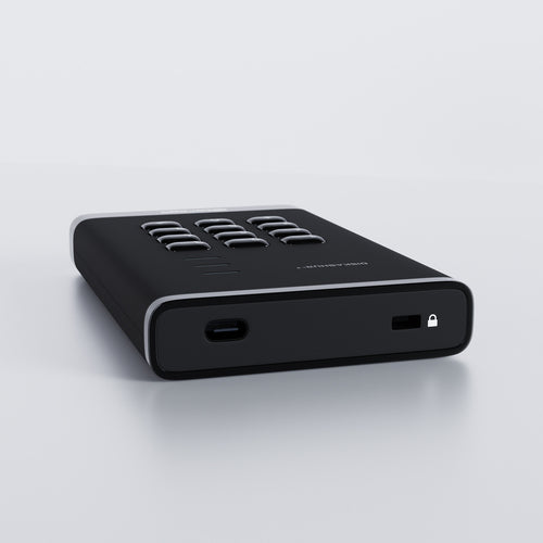 iStorage diskAshur³ SSD 2TB Black | Secure Portable Solid State Drive | FIPS 140-3 Level 3 Complaint |Common Criteria EAL 5+ | PIN protected | AES-XTS 256-bit hardware encryption | GDPR, TAA Compliant | Dust/Water Resistant |