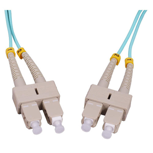Intellinet 752084 InfiniBand/fibre optic cable 2 m SC MMF Aqua colour