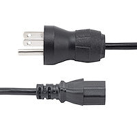 StarTech.com 6ft (2m) Hospital Grade Power Cord, 18AWG, NEMA 5-15P to C13, 10A 125V, Green Dot Medical Power Cable, PC Power Supply Power Cable, Printer / Monitor Power Cable - UL Listed