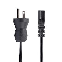 StarTech.com 3ft (1m) Hospital Grade Power Cord, 18AWG, NEMA 5-15P to C13, 10A 125V, Green Dot Medical Power Cable, PC Power Supply Power Cable, Printer / Monitor Power Cable - UL Listed