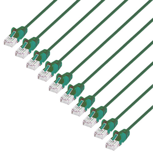 Intellinet 744348 networking cable Green 0.15 m Cat6 U/UTP (UTP)
