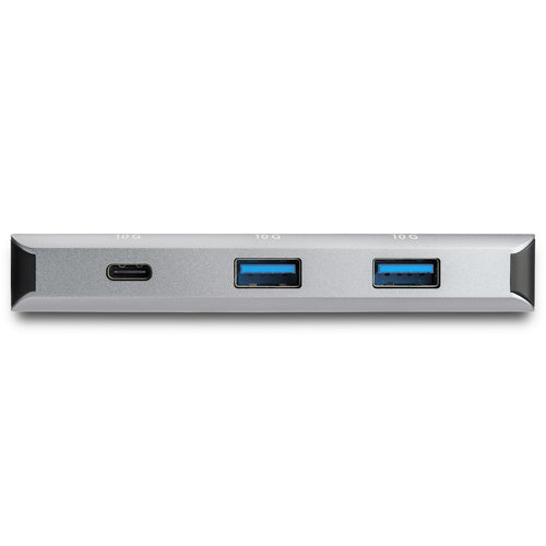 StarTech.com 4 Port USB C Hub w/ 3x USB A & 1x USB C - SuperSpeed 10Gbps USB Type-C 3.1/3.2 Gen 2 Hub - USB Bus Powered - Compact USB-C to USB Adapter Hub - Portable/Laptop Hub - Aluminum~4 Port USB C Hub w/ 3x USB A & 1x USB C - SuperSpeed 10Gbps USB
