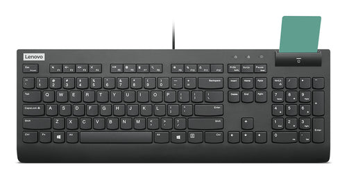 Lenovo Smartcard Wired II keyboard Home/Office USB US English Black