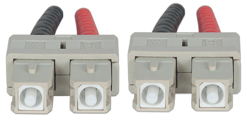 Intellinet Fiber Optic Patch Cable, OM3, SC/SC, 1m, Aqua, Duplex, Multimode, 50/125 µm, LSZH, Fibre, Lifetime Warranty