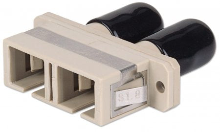 Intellinet 760720 fibre optic adapter SC/ST Beige