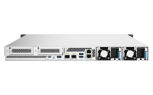 QNAP TS-h1090FU NAS Rack (1U) EPYC 7302P 256 GB DDR4 0 TB QuTS hero Black, Grey