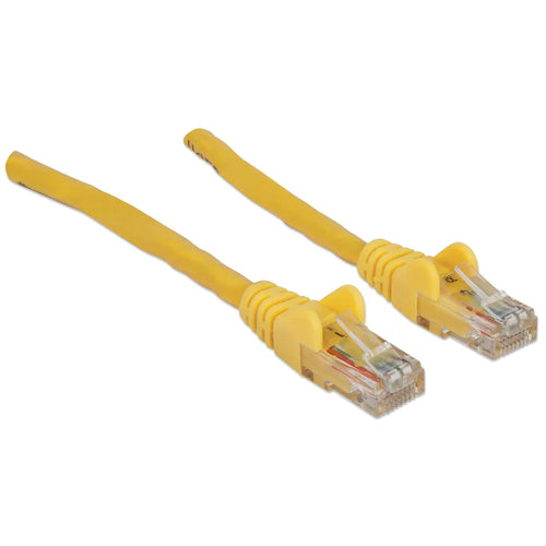 Intellinet IEC-C6-YLW-2 networking cable Yellow 0.6 m Cat5e U/UTP (UTP)