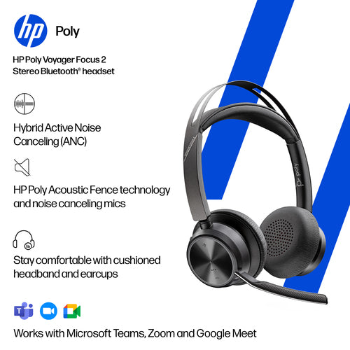HP Poly Voyager Focus 2 USB-C-C Headset USB-C/A Adapter Customer Special 1
