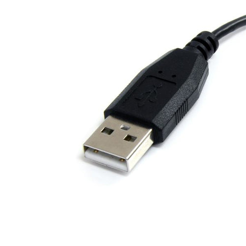 StarTech.com 3 ft Micro USB Cable - A to Left Angle Micro B