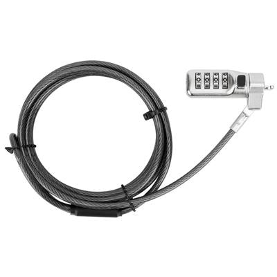 Targus DEFCON cable lock Black, Stainless steel 2 m