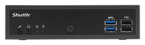 Shuttle XPС slim DH02U3 PC/workstation barebone 1.3L sized PC Black i3-7100U Intel SoC BGA 1356 2.4 GHz