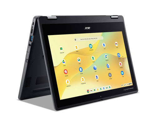Acer Chromebook R757T-C019 Intel® N N150 Hybrid (2-in-1) 29.5 cm (11.6") Touchscreen HD 8 GB LPDDR5x-SDRAM 64 GB Flash Wi-Fi 7 (802.11be) ChromeOS Black