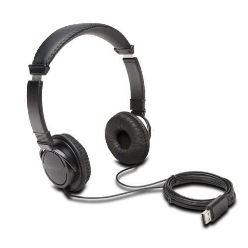 Kensington K97600WW headphones/headset Wired Head-band Music USB Type-A Black