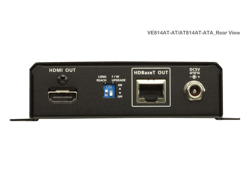 ATEN VE814AT AV extender AV transmitter Black