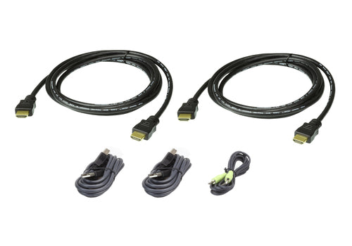 ATEN HDMI Dual Display Secure KVM; 1,8M USB HDMI Dual Display