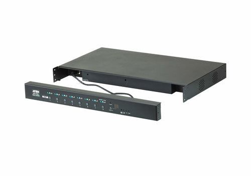 ATEN PE6108AV power distribution unit (PDU) 8 AC outlet(s) 1U Black