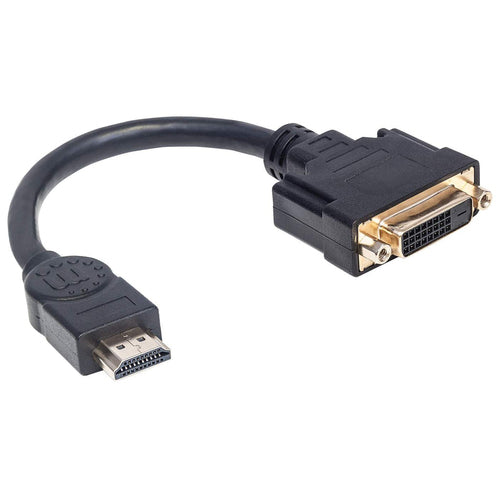 Manhattan 354592 video cable adapter 0.2 m HDMI DVI-D Black