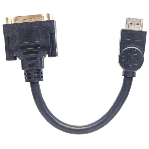 Manhattan 354592 video cable adapter 0.2 m HDMI DVI-D Black