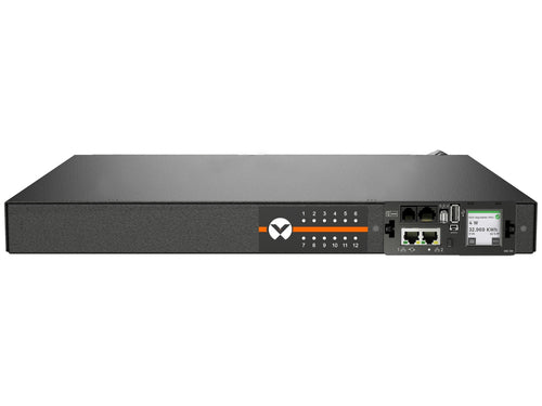 Vertiv Geist MNU5M1R5-12S203-2TL5A0H10-S power distribution unit (PDU) 12 AC outlet(s) 0U Black
