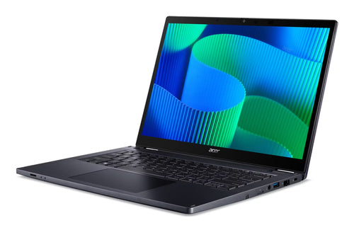 Acer TravelMate TMP414RN-54-72F5 Intel Core Ultra 7 155U Hybrid (2-in-1) 35.6 cm (14") Touchscreen WUXGA 16 GB DDR5-SDRAM 1 TB SSD Wi-Fi 6E (802.11ax) Windows 11 Pro Blue