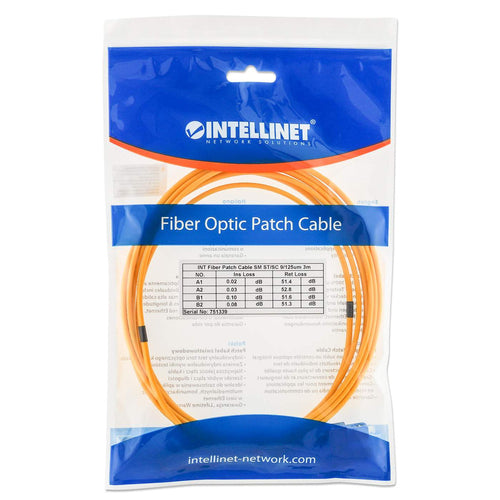 Intellinet 751346 InfiniBand/fibre optic cable 5 m ST SC Yellow