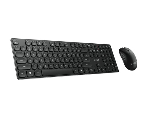 MSI FORGE K210 WIRELESS COMBO keyboard Mouse included Home/Office USB Black