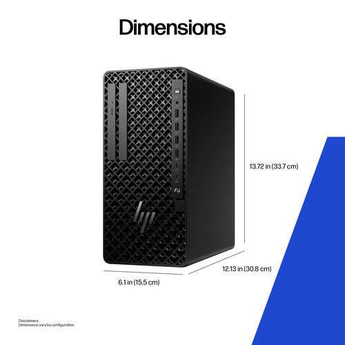 HP Z1 Tower G1i Desktop PC Wolf Pro Security Edition Intel Core Ultra 5 235 16 GB DDR5-SDRAM 512 GB SSD Windows 11 Pro Black