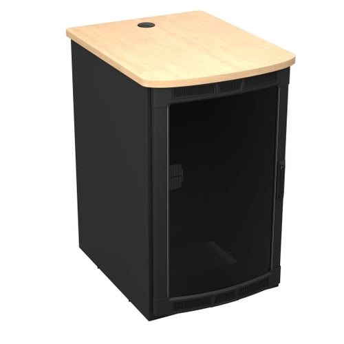Middle Atlantic Products BGR-25SA27MDK-E1 rack cabinet 25U Freestanding rack Black, Wood