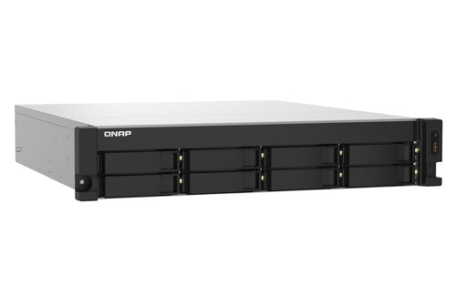 QNAP TS-832PXU-RP NAS Rack (2U) Annapurna Labs AL324 4 GB DDR4 0 TB QNAP Turbo System Aluminium, Black