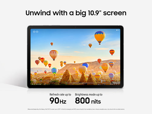 Samsung Galaxy Tab S10 FE 5G LTE-TDD & LTE-FDD 128 GB 27.7 cm (10.9") 8 GB Wi-Fi 6 (802.11ax) Grey