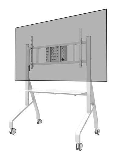 Neomounts FL50-575WH1 TV trolley 65-115" - fast installation - TÜV