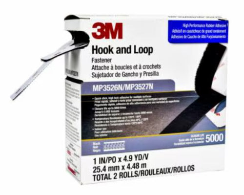 3M MP3526N/MP3527N hook/loop fastener Nylon Black, White 5 pc(s)