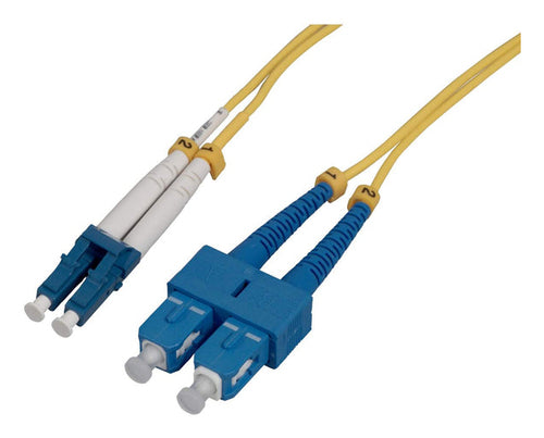 Intellinet 760805 InfiniBand/fibre optic cable 15 m LC SC SMF Yellow