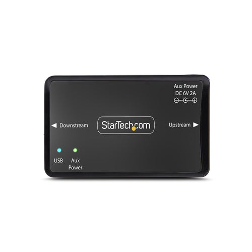 StarTech.com USB Galvanic Isolator, Up To 6KV, Electrical Noise Isolator, IP40, DIN Rail Mount, Isolated Power Filter, USB 2.0/1.1, 5V/250mA, Plug-and-Play, TAA