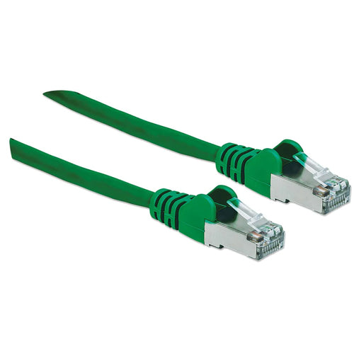 Intellinet IEC-C6AS-GR-14 networking cable Green 5 m Cat6a U/UTP (UTP)