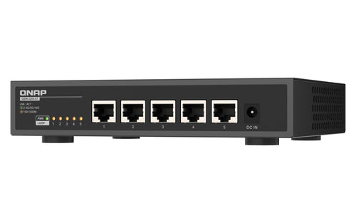 QNAP QSW-3205-5T network switch Unmanaged 10G Ethernet (100/1000/10000) Desktop Black