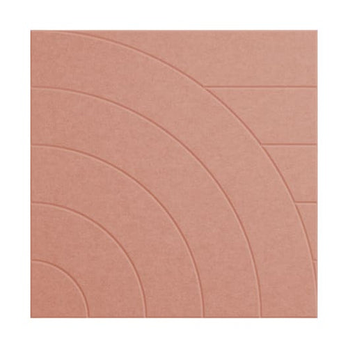 Middle Atlantic Products Focal Point TruTile Acoustic Wall Panel in Natural Linen, Wide Arc