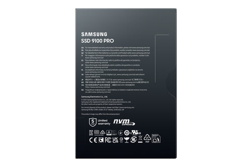 Samsung 9100 PRO PCIe® 5.0 NVMe™ M.2 SSD - 2 TB