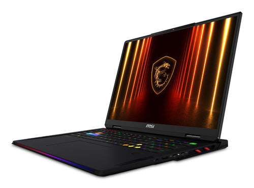 MSI Raider 18 HX AI A2XWJG-841US Intel Core Ultra 9 285HX Laptop 45.7 cm (18") UHD+ 32 GB DDR5-SDRAM 1 TB SSD NVIDIA GeForce RTX 5090 Wi-Fi 7 (802.11be) Windows 11 Home Black