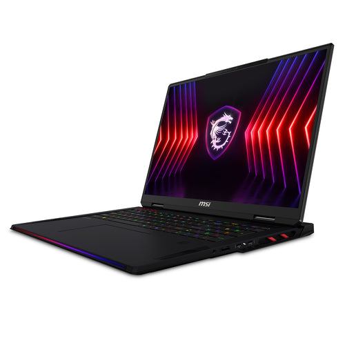 MSI Raider A18 HX A7VIG-022US AMD Ryzen™ 9 7945HX3D Laptop 45.7 cm (18") Quad HD+ 32 GB DDR5-SDRAM 1 TB SSD NVIDIA GeForce RTX 4090 Wi-Fi 7 (802.11be) Windows 11 Home Black