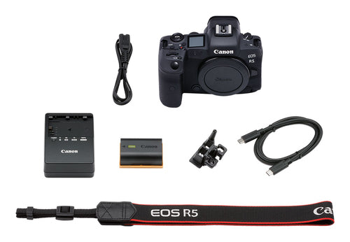 Canon EOS R5 MILC Body 45 MP CMOS 8192 x 5464 pixels Black