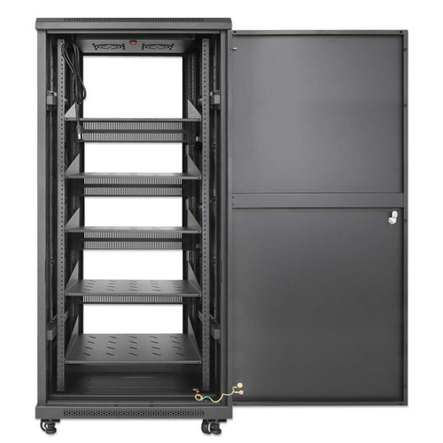 Intellinet Pro Line Network Cabinet with Integrated Fans, 27U
