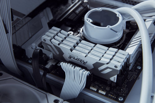Kingston Technology FURY 16GB 7200MT/s DDR5 CL38 DIMM Renegade White XMP
