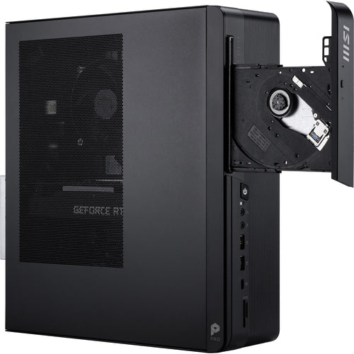 MSI Pro DP80 A14TAG-030US Intel® Core™ i5 i5-14400F 16 GB DDR5-SDRAM 1 TB SSD NVIDIA GeForce RTX 3050 Windows 11 Home Desktop PC Black