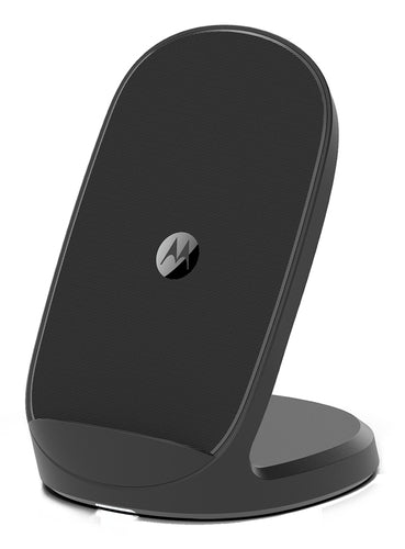 Motorola SJW202-EU mobile device charger Smartphone Black USB Wireless charging Fast charging Indoor