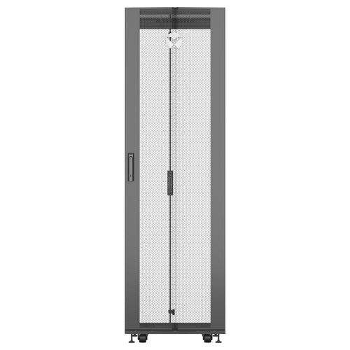 Vertiv VR Rack VR3100 rack cabinet 42U Freestanding rack Black, Transparent