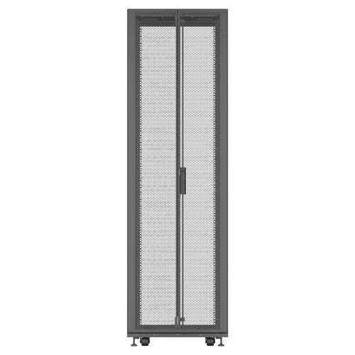 Vertiv VR3107 rack cabinet 48U Freestanding rack Black, Transparent