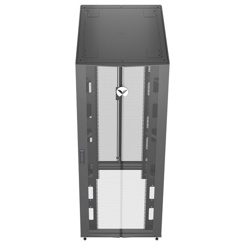 Vertiv VR3150 rack cabinet 42U Freestanding rack Black, Transparent