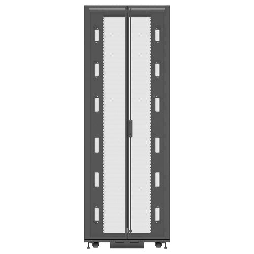 Vertiv VR3157 rack cabinet 48U Freestanding rack Black, Transparent