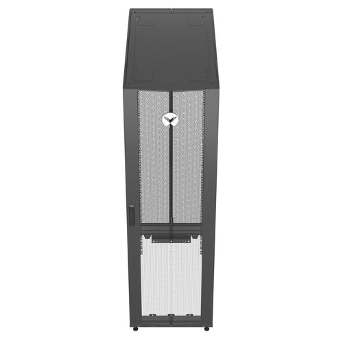 Vertiv VR3300 rack cabinet 42U Freestanding rack Black, Transparent